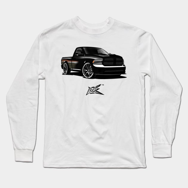 ram 1500 rt black 1 Long Sleeve T-Shirt by naquash